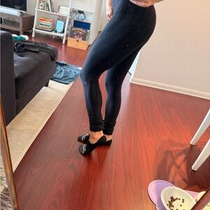 Electric Yoga Black Textured Leggings